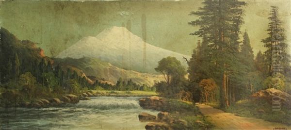 Shasta Creek, Mount Shasta, California - view 1