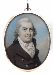 Portrait Miniature Of Sir William Loraine