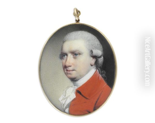 A Portrait Miniature Of A Gentleman - view 1