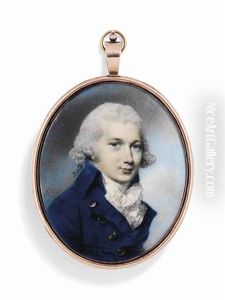 Portrait Of A Young Gentleman In Blue Coat