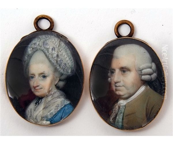 Captain John Blake - Indian Navy (1713-1790) And Mary Blake (1723-1802) (a Pair) - view 1