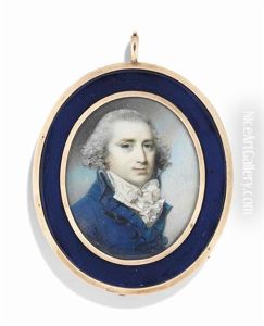 Robert More Of Linley (1754-1818), In Blue Coat