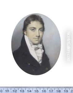 Sir William Fraser, 2nd Bt. (1787-1827), Wearing Dark Blue Coat, White Waistcoat, Frilled Chemise And Tied Stock Sir William Fraser, 2nd Bt. (1787-1827), Wearing Dark Blue Coat, White Waistcoat, Frilled Chemise And Tied Stock