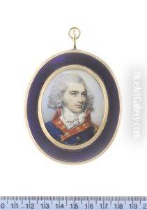 Lieutenant-general Charles Neville (1760-1837)), Wearing Blue Uniform With Red Facings And Collar by George Engleheart