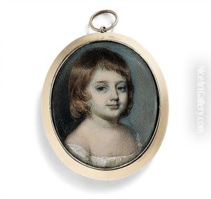 A Young Child, In White Muslin Dress,