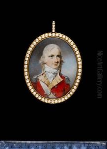 A Field Officer Of The 86th Regiment Of Foot, Wearing Red Coatee With Yellow Facings And Silver Epaulettes, White Cross Belt, The Belt Plate Bearing Number 86