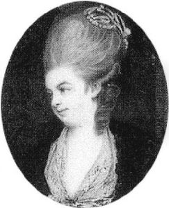 Portrait Of Mary Wilmot, Wife Of The Bishop Of Bath And Wells by George Engleheart