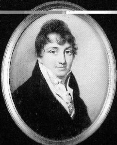 Portrait Of A Gentleman, In Black Coat And Knotted Cravat