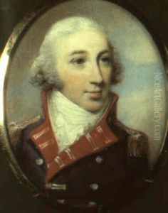 Portrait Of An Admiral In Blue Uniform