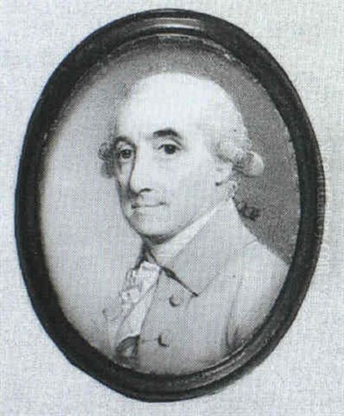 James Creighton, With Powdered Hair En Queue, In Beige Coat And White Waistcoat - view 1