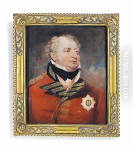 Prince Frederick (1763-1827), Duke Of York And Albany, In Red Military Uniform, Wearing The Breast-star Of The Order Of The Bath