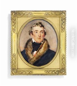 Arthur Wellesley, 1st Duke Of Wellington (1779-1855), In Black Coat With Fur Collar