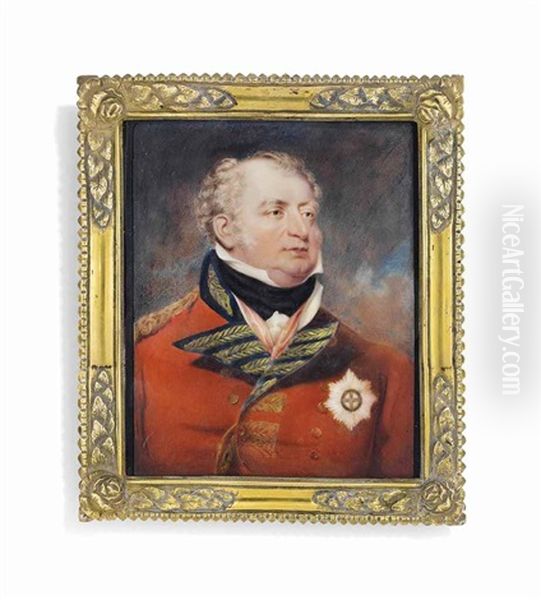 Prince Frederick (1763-1827), Duke Of York And Albany, In Red Military Uniform, Wearing The Breast-star Of The Order Of The Bath - view 1