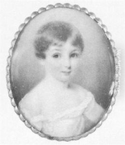 Portrait Of A Young Child, In Decollete White Smock With Frilled Neckline Portrait Of A Young Child, In Decollete White Smock With Frilled Neckline