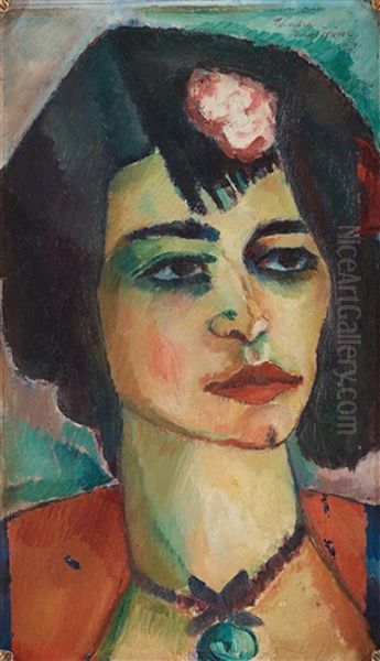 Spansk Flicka (spanish Girl) by Leander Engstroem the Elder