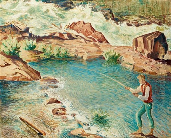 Trout Fisher - view 1