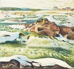 Islossning by Leander Engstroem the Elder