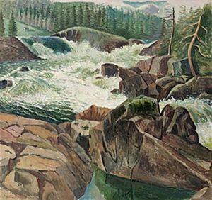 Forsande Fall by Leander Engstroem the Elder