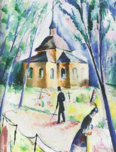 Slottskapellet I Jonkoping by Leander Engstroem the Elder