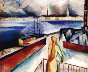 Utsikt Over Stockholm by Leander Engstroem the Elder
