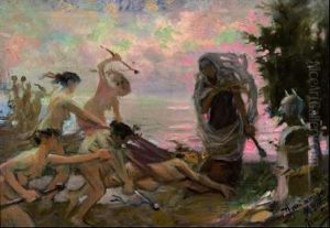 Escena Mitologica by Inocencio Garcia Asarta