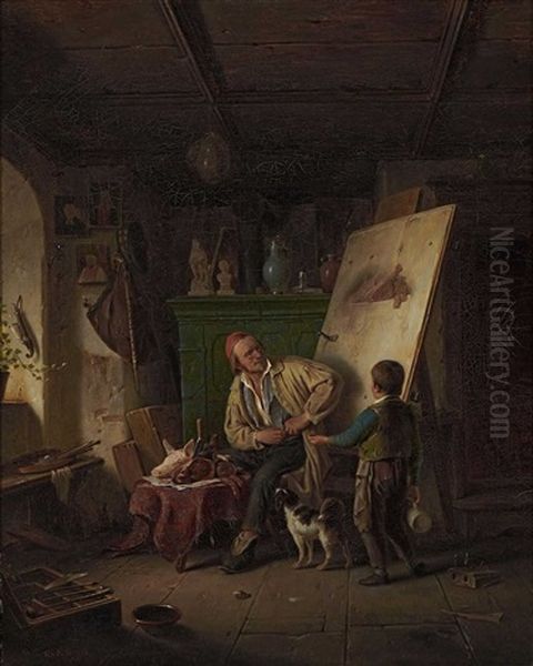 Atelierszene - view 1