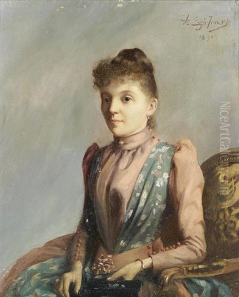 Portrait Of A Seated Lady - view 1