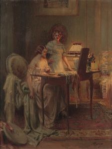 Jeunes Filles Au Boudoir