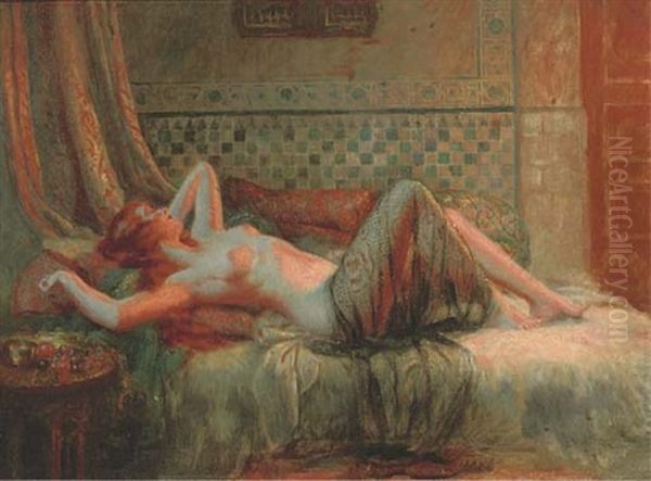 Reclining In The Harem - view 1