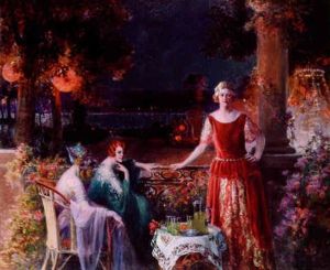 On The Balcony by Delphin Enjolras