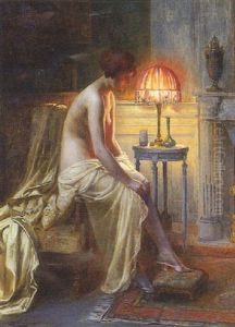 Femme Dans Un Interieur by Delphin Enjolras