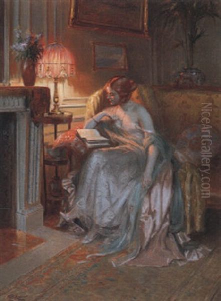 La Lecture Pres De La Lampe - view 1