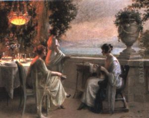 Une Soiree Sur La Terrasse by Delphin Enjolras