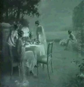 Tea At Dusk by Delphin Enjolras