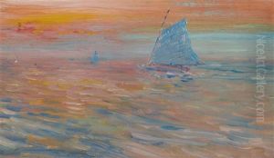 Sunset Sails by John Joseph Enneking