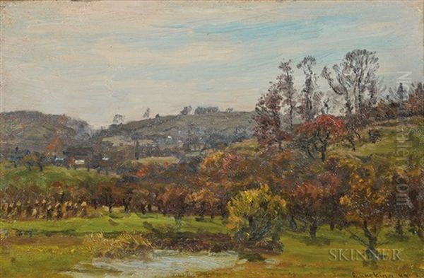 Hillside Landscape And Farm - view 1