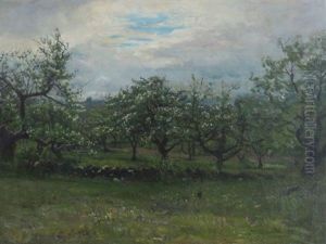 Apple Orchard by John Joseph Enneking