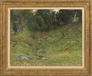 Spring Meadow Landscape by John Joseph Enneking