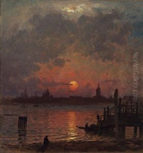 Venice At Night by John Joseph Enneking