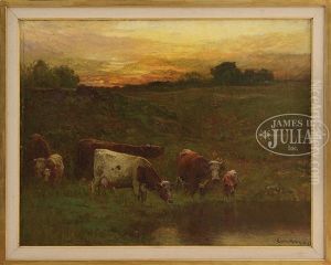 Cows At Sunset, 1884