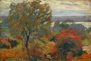 Landscape, October by John Joseph Enneking