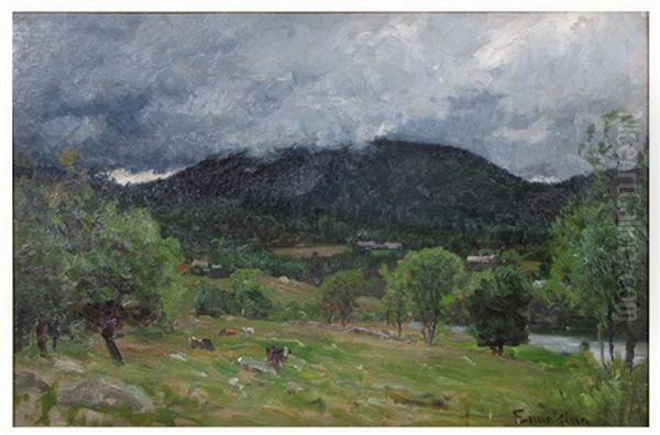 Clouds Over The Mountain - view 1