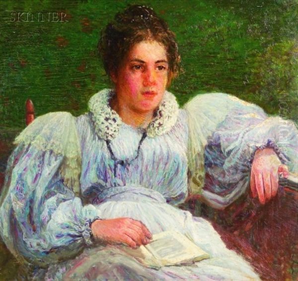 Florence As Ophelia, A Portrait Of The Artist's Daughter - view 1