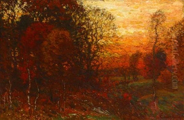 Sunset Autumn Landscape - view 1