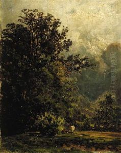 A Mountain Landscape A Mountain Landscape