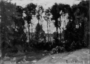 Summertime Sunset, Williamstown, Massachusetts by John Joseph Enneking