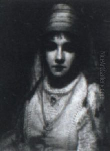 Woman In Oriental Costume by John Joseph Enneking