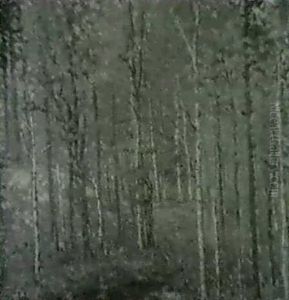 Autumn In The Woods by John Joseph Enneking