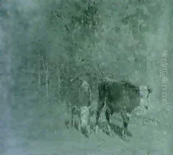 Autumn Pasture With Cows - view 1