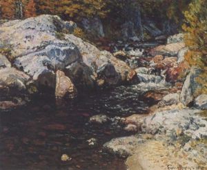 Twilight, Late Autumn, Rocky Brook